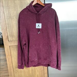 Jordan Men's Burgundy Hoodie